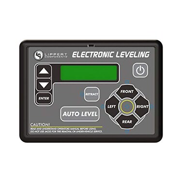 Lippert Components Lippert Ground Control RV 5th Wheel and Travel Trailer Leveling System Replacement Touchpad with AutoLeveling Button 421484