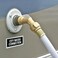Camco 45 Degree Hose Elbow Eliminates Stress and Strain On RV Water Intake Hose Fittings Solid Brass 2Pack 22607