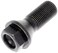 Dorman 610532 M14125 Wheel Bolt 17 mm Hex 221 mm Thread Length Compatible with Select BMWMini Models 10 Pack