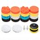 Petutu Car Foam Drill Polishing Pad Kit 22 PCS 3 Inch Buffing Pads
