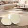 Koblenz Lambswool Pads with Foam Backing Fits Most 6 Home Floor Buffer Machines Two Polishing Pads with Two Plastic Replacement Retainer Clips 4501029