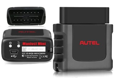 Autel MaxiSys MaxiVCI VCI Mini Bluetooth Diagnostic Interface Work with All Systems Automotive OBD2 Scanner MS906S TS608 MP808TS MK808BT MK808TS MK900TS Oil ResetEPBBMSSASTPMS and Immobilizer