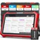 KINGBOLEN K8 Pro OBD2 Scanner Bluetooth 2026 Bidirectional Scan Tool with Lifetime No Subscription Update 8 All System Diagnostic Tool ECU Code 34 Reset CANFDDOIP VAG Guide FCA AutoAuth