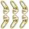 Easily 7100 Engine Lift Bracket 5500 lb Capacity Engine Lifting Brackets Engine Support bar for Using with Engine Hoist Leveler and Lifting Sling Rigging Engine Stand Gold Pack 6
