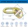 Easily 7100 Engine Lift Bracket 5500 lb Capacity Engine Lifting Brackets Engine Support bar for Using with Engine Hoist Leveler and Lifting Sling Rigging Engine Stand Gold Pack 6