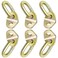 Easily 7100 Engine Lift Bracket 5500 lb Capacity Engine Lifting Brackets Engine Support bar for Using with Engine Hoist Leveler and Lifting Sling Rigging Engine Stand Gold Pack 6