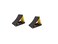 RoadPro Set of 2 Folding Wheel Chock RPHAHR01