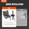 VEVOR Gear Puller Set 3 and 7 Puller Kit 3 Jaw Gear Bearing Flywheel Pulley Removal Tool 2 or 3 Reversible Jaws Wheel Puller Vertically and Horizontally External and Internal 2Piece