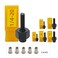HIFESON 20pcs Stainless Steel Rivet Nuts with Hand Rivet Nut Tool Set Manual Rivnut Tool Hand Nut Riveter Accessory for Simple Install Set