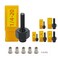 HIFESON 20pcs Stainless Steel Rivet Nuts with Hand Rivet Nut Tool Set Manual Rivnut Tool Hand Nut Riveter Accessory for Simple Install Set