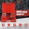KAISAL Thread Chaser Set 48PCS Thread Repair Tool Kit UNCUNFMetric Thread Chaser Rethreading Kit Antirust Thread Restorer Kit with 24 Dies 22 Taps and 2 Thread Files with Detachable Cap Tap And Die Se