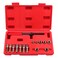 LEONTOOL 15 Pieces Metric Thread Chaser Set M6 M8 M10 M12 Thread Restorer Tool Includes 7 Taps 7 Dies 1 Thread File Universal Thread Cleaner Tool Thread Rethreading Repair Kit for Damaged Thread