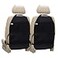 Viaviat Car Seat Protector Large Kick Mat 2 Pack Durable Water Resistant Auto Seat Back Covers with 2 Mesh Pockets Protection Against Dust Mud Scratches Black 2Pack