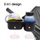 LUFFCABO Universal Snack Tray for Stroller with Stroller Cup Holder Universal Stroller Snack Tray with Cup Holder Stroller Tray Attachment and Stroller Accessories