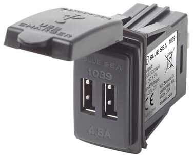 Blue Sea Systems 1039 Dual USB Charger 1224V