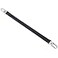 VanEnjoy Genuine Leather Plain Strap Replacement Top Handle Leather Strap for Handbag BlackSilver Lock 145 in