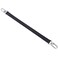 VanEnjoy Genuine Leather Plain Strap Replacement Top Handle Leather Strap for Handbag BlackSilver Lock 145 in