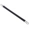 VanEnjoy Genuine Leather Plain Strap Replacement Top Handle Leather Strap for Handbag BlackSilver Lock 145 in