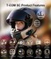 FreedConn Motorcycle Bluetooth Headset 800M 2Way Interphone Bluetooth Motorcycle Headset TCOMSC Waterproof IntercomHelmet Communication Intercom Systems with LCD ScreenFM RadioSiri1 Pack