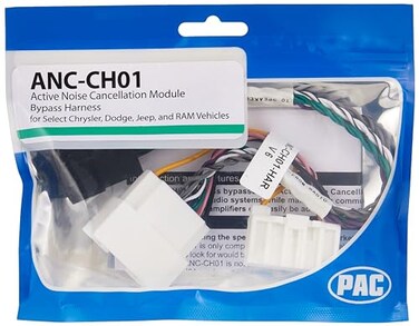PAC ANCCH01 ANCCH01 Factory ANC Module Bypass Harness for Select Chrysler Jeep and Ram Vehicles Black
