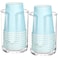 Youngever 2 Pack Plastic Disposable Paper Cup Dispenser Plastic Dispenser Cup Holder Clear