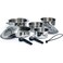 Camco Mfg 43921 Cookware 10 Pc Set Nesting Stainless Steel