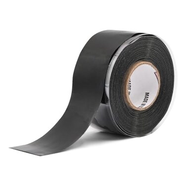 Design Engineering Quick Fix Tape 1 x 12 Roll SelfCuring Waterproof Silicone Insulation Tape withstands Extreme temperatures for Multiuse Repairs