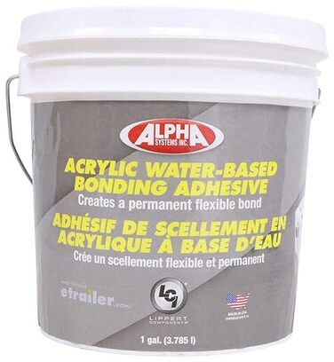 Alpha Systems 8011 Acrylic Water Based Bonding Adhesive 1 Gallon