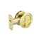 Richelieu Hardware 17RBB42 Onward Round Pocket Door Privacy Pull Bright Brass