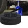 AUTOXBERT Rubber Bottle Jack Pad Protector Support Point Adapter Car Jacking Tool Pinch Weld Side Lifting Disk 1 18 29mm Hole 258t Bottle Jacks