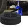 AUTOXBERT Rubber Bottle Jack Pad Protector Support Point Adapter Car Jacking Tool Pinch Weld Side Lifting Disk 1 18 29mm Hole 258t Bottle Jacks