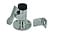 Whitecap Industries S0040C Door Holder with Cushion 178 Base Diameter x 2716 Standoff