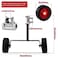 Fabbay Adjustable Support Wheels Auxiliary Wheels 26mm1 Inch and 28mm11 inch Weed Walk Behind String Trimmer for Weed Grass Cutter Gas String TrimmerBlack
