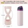 BKBY Silicone Boot with Handle Compatible with Owala 24 oz Full Protective Anti Scratch Reduce Dent Sleeve Cover AllRound Wrap Protector Compatible with FreeSip Water Bottles
