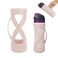 BKBY Silicone Boot with Handle Compatible with Owala 24 oz Full Protective Anti Scratch Reduce Dent Sleeve Cover AllRound Wrap Protector Compatible with FreeSip Water Bottles