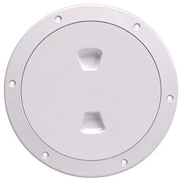 Beck Screw Deck Plate 6 WHT Smooth