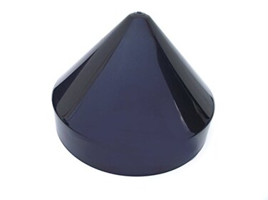 JSP Manufacturing Cone Style Pylon Cap for Marine Dock Black 85 inch