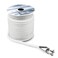 Young Marine Premium Solid Braid MFP Anchor Line Braided Anchor RopeLine 38 Inch 100FT with Stainless Steel Thimble Shackle 38 x 100 White