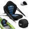 Trymaker Kayak Seats with Back Support for Sit on Top Universal Paddle Board Seat for Inflatable Paddleboard Sup Canoe1X Thicken Cushion