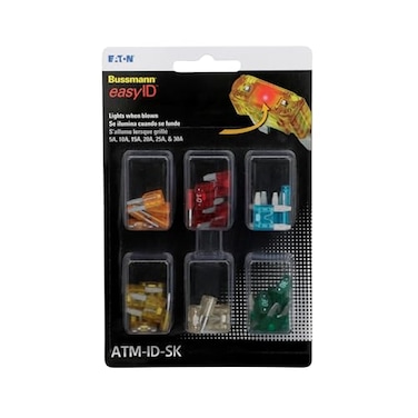 Bussmann Eaton Series ATM easyID Blade Fuse Kit 36 Pieces