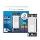 Lutron Diva Smart Dimmer Light Switch for Caseta Lighting Lutron Smart Hub Required for LED Lights 150W SinglePole3Way No Neutral White 3 Pack DVRF6LSWH3
