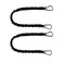 Extreme Max 30062885 BoatTector HighStrength Line Snubber Storage Bungee Value 2Pack 24 with Medium Hooks Black