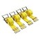Cargo Control ETrack Ratchet Tie Down Straps 2 in x 15 ft 4400 lb Breaking Strength 4Pack