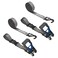 Secure Tite 112 x 20 Ratchet Cargo Straps 2Pack Ratchet Tie Down Straps Double JHook Ratchet Tie Down Ratchet Strap Set 1667 lbs Working Load Limit 5000 lbs Break Strength