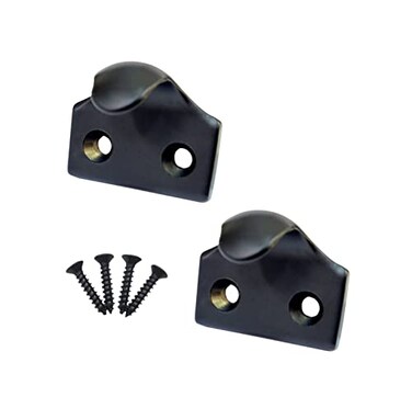 QCAA Forged Brass Heavy Duty Sash Lift Matte Black 2 Pack Made in Taiwan