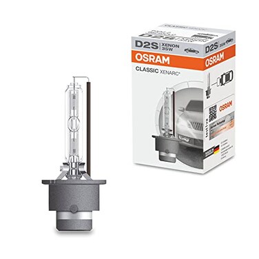 Osram D2S Xenarc Classic HID xenon bulb discharge lamp OEM quality 66240CLC Folding box Made in Germany Trust code