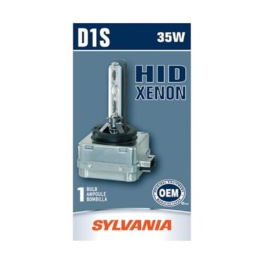 SYLVANIA D1S Basic HID High Intensity Discharge Headlight Bulb High Performance Bright White and Durable Lamp Contains 1 Bulb