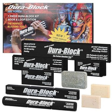 Dura-Block DuraBlock AF44HL Hook Loop Black 7Piece Sanding Block Set