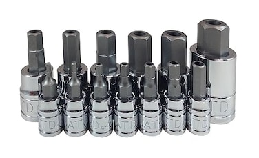 ATD Tools 13795 TamperResistant Metric HEX Bit Socket Set 13 Piece 1 Pack