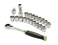 Pittsburgh 21 Piece SAE Metric GoThru Socket Set Reversible